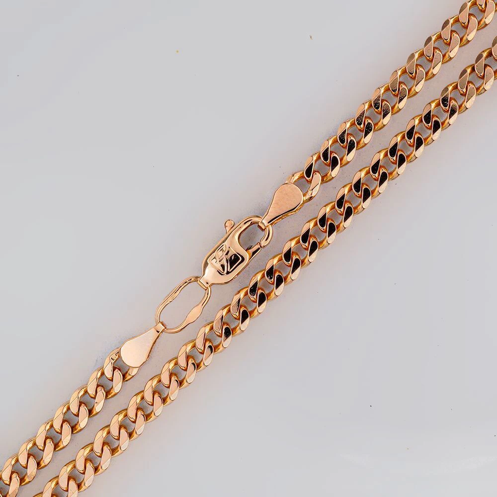 Цепь из красного золота 585 пробы