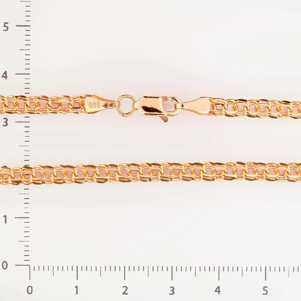 Цепь из красного золота 585 пробы