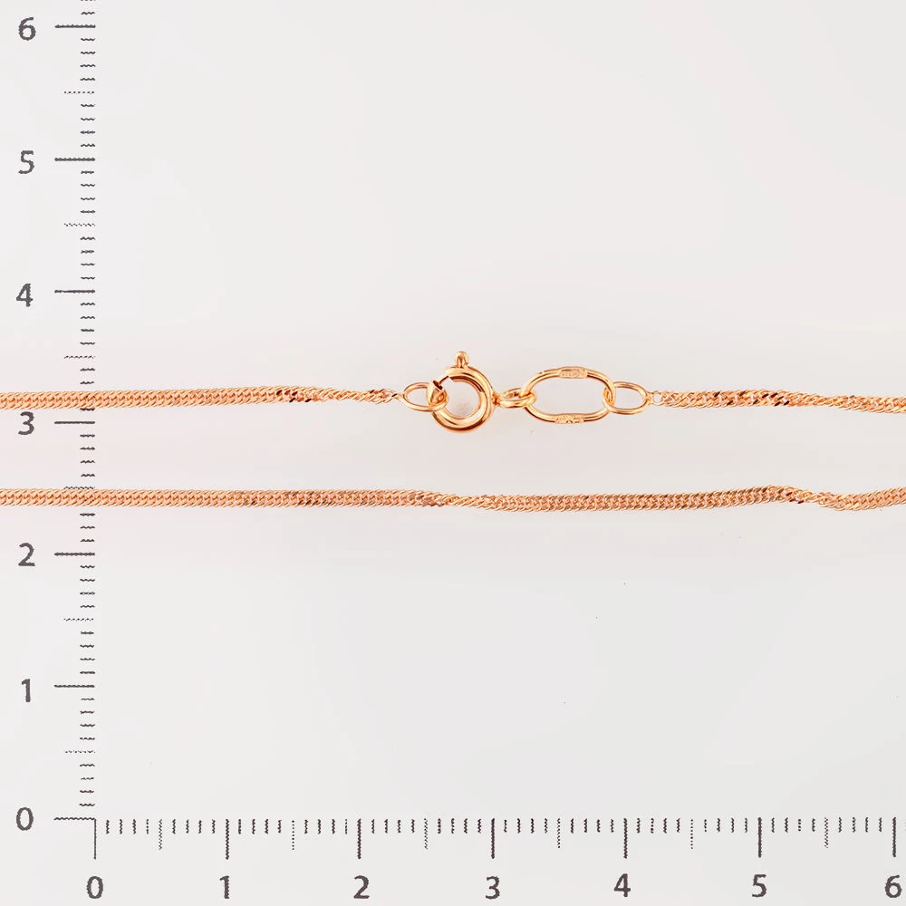 Цепь из красного золота 585 пробы