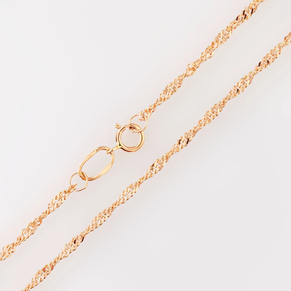 Цепь из красного золота 585 пробы