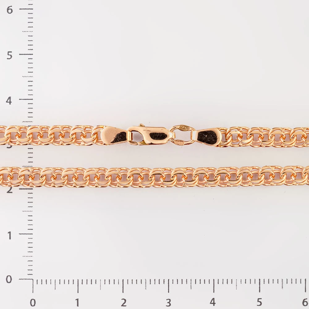 Цепь из красного золота 585 пробы