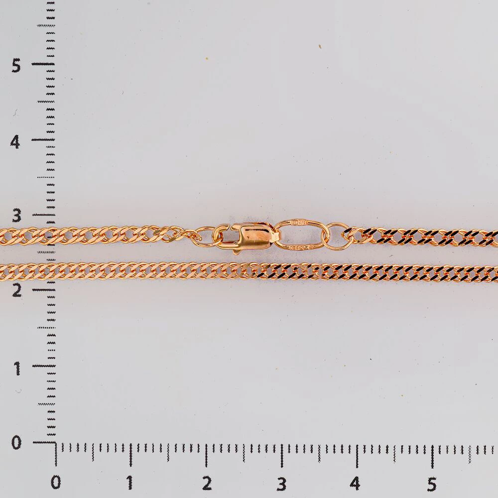 Цепь из красного золота 585 пробы