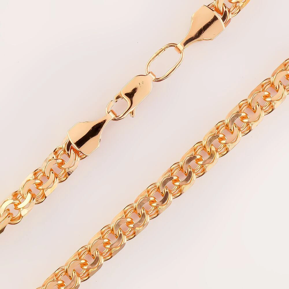 Цепь из красного золота 585 пробы