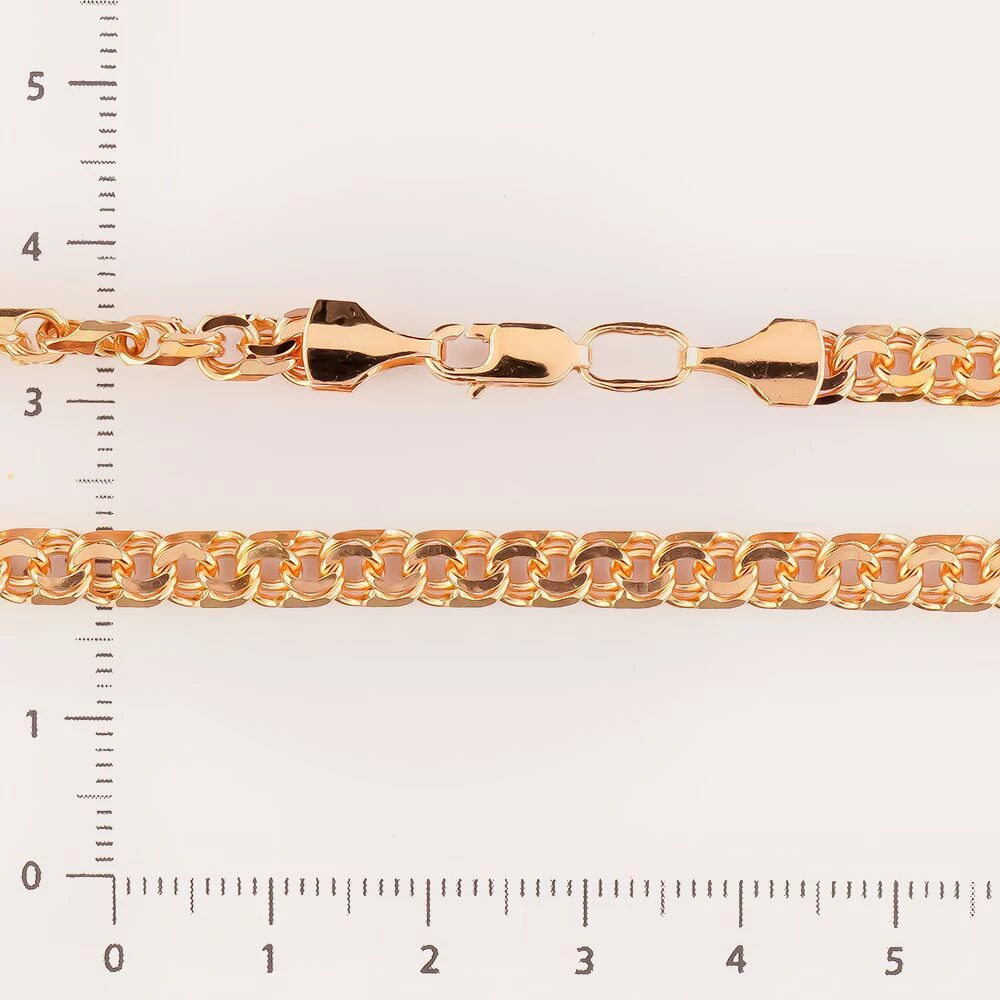 Цепь из красного золота 585 пробы