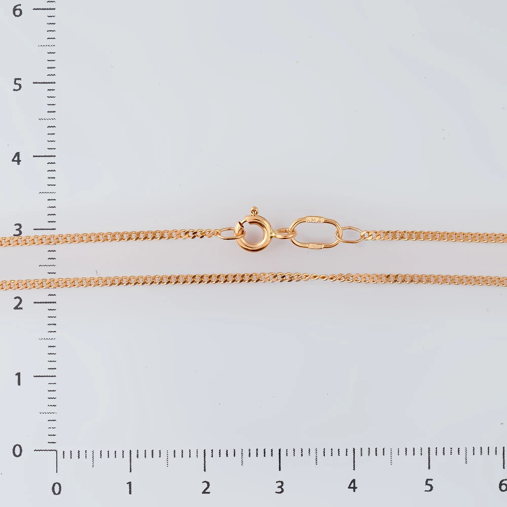 Цепь из красного золота 585 пробы