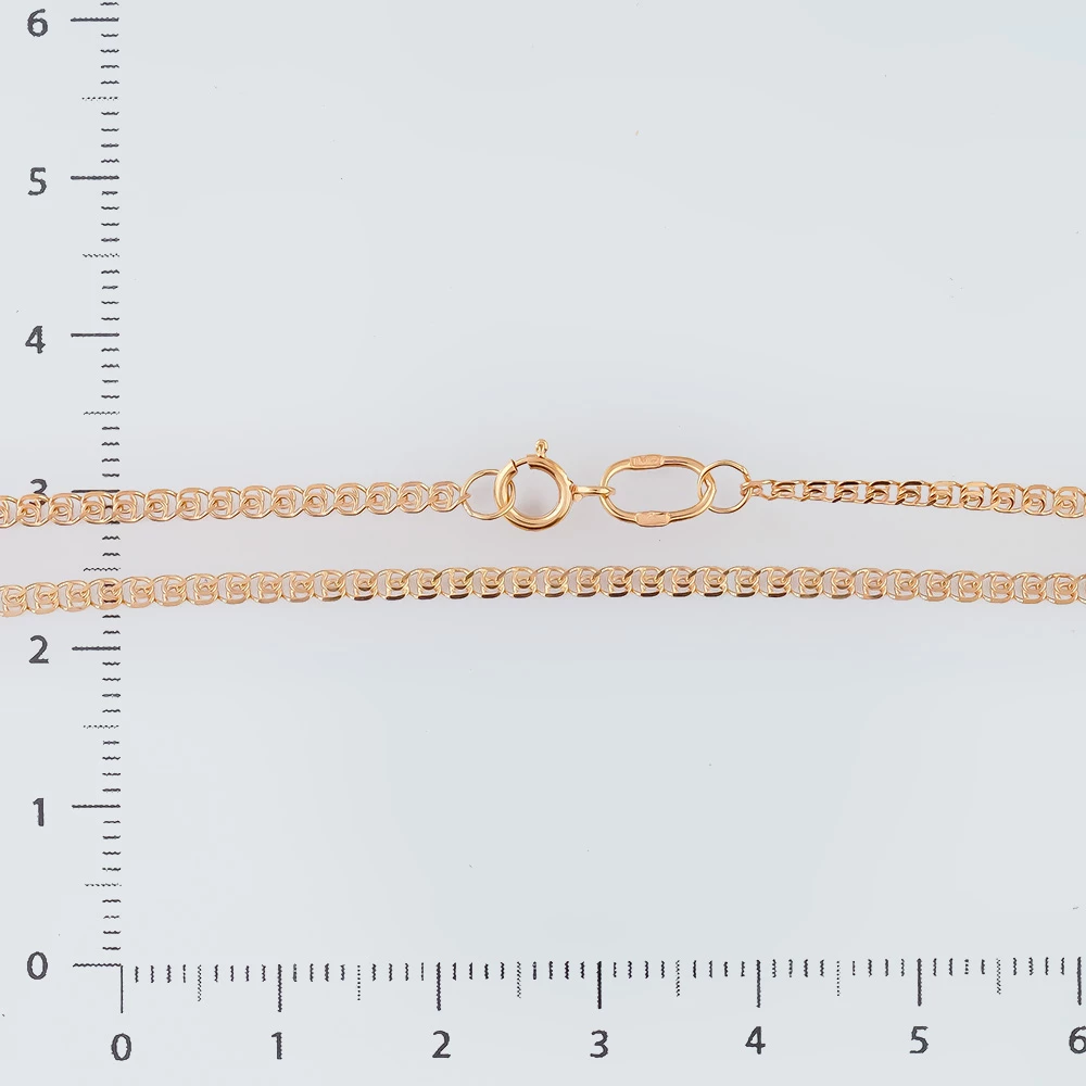 Цепь из красного золота 585 пробы