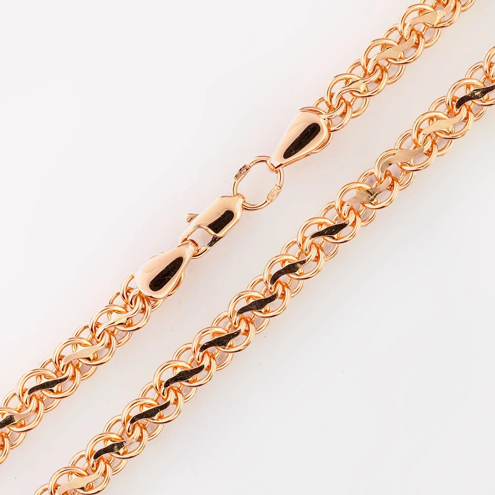 Цепь из красного золота 585 пробы