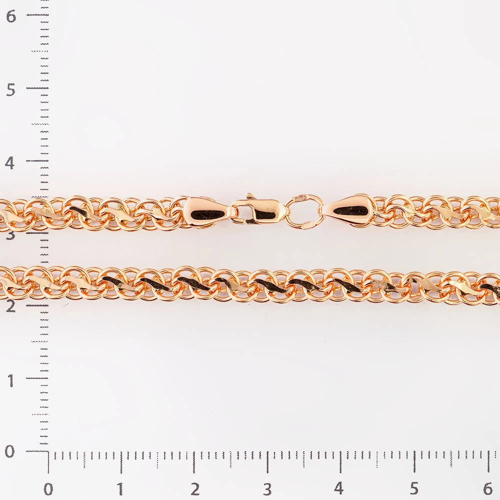 Цепь из красного золота 585 пробы