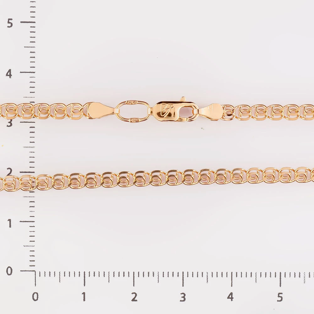 Цепь из красного золота 585 пробы