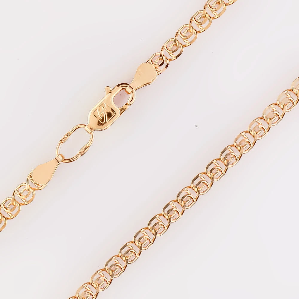 Цепь из красного золота 585 пробы