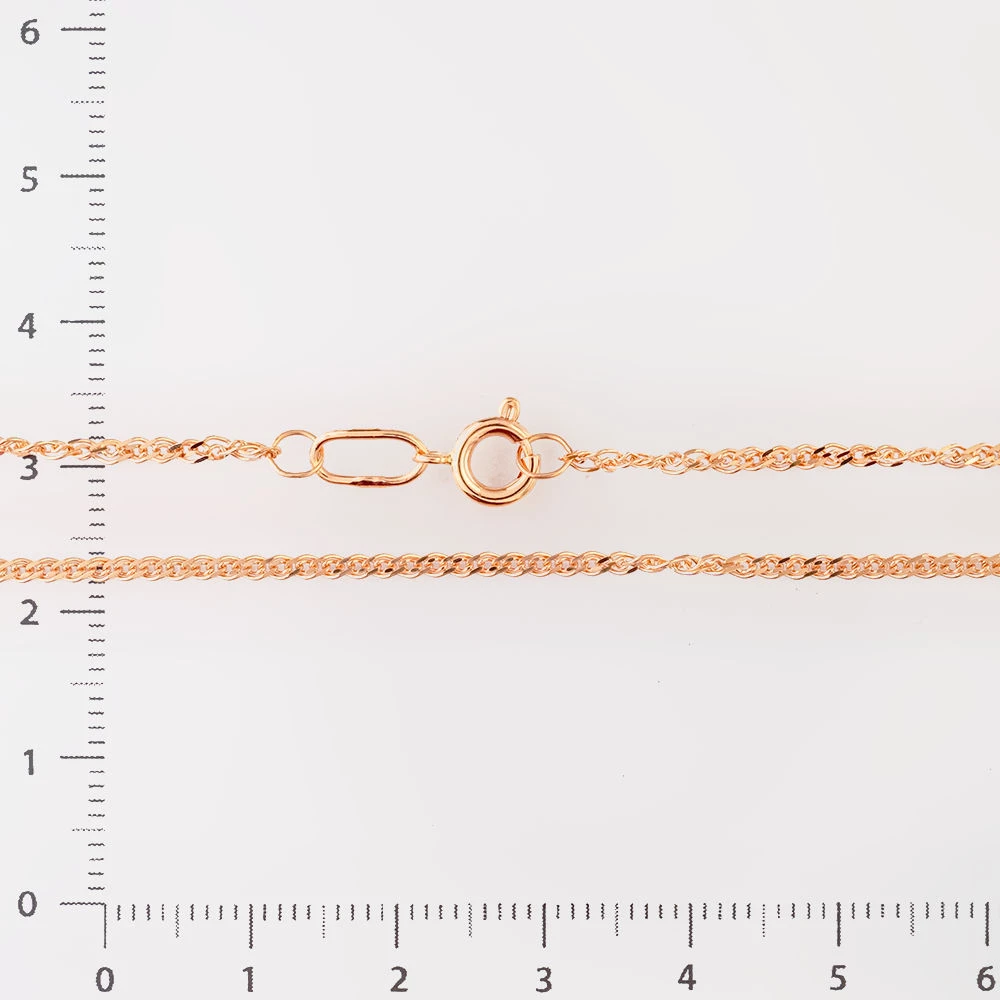 Цепь из красного золота 585 пробы