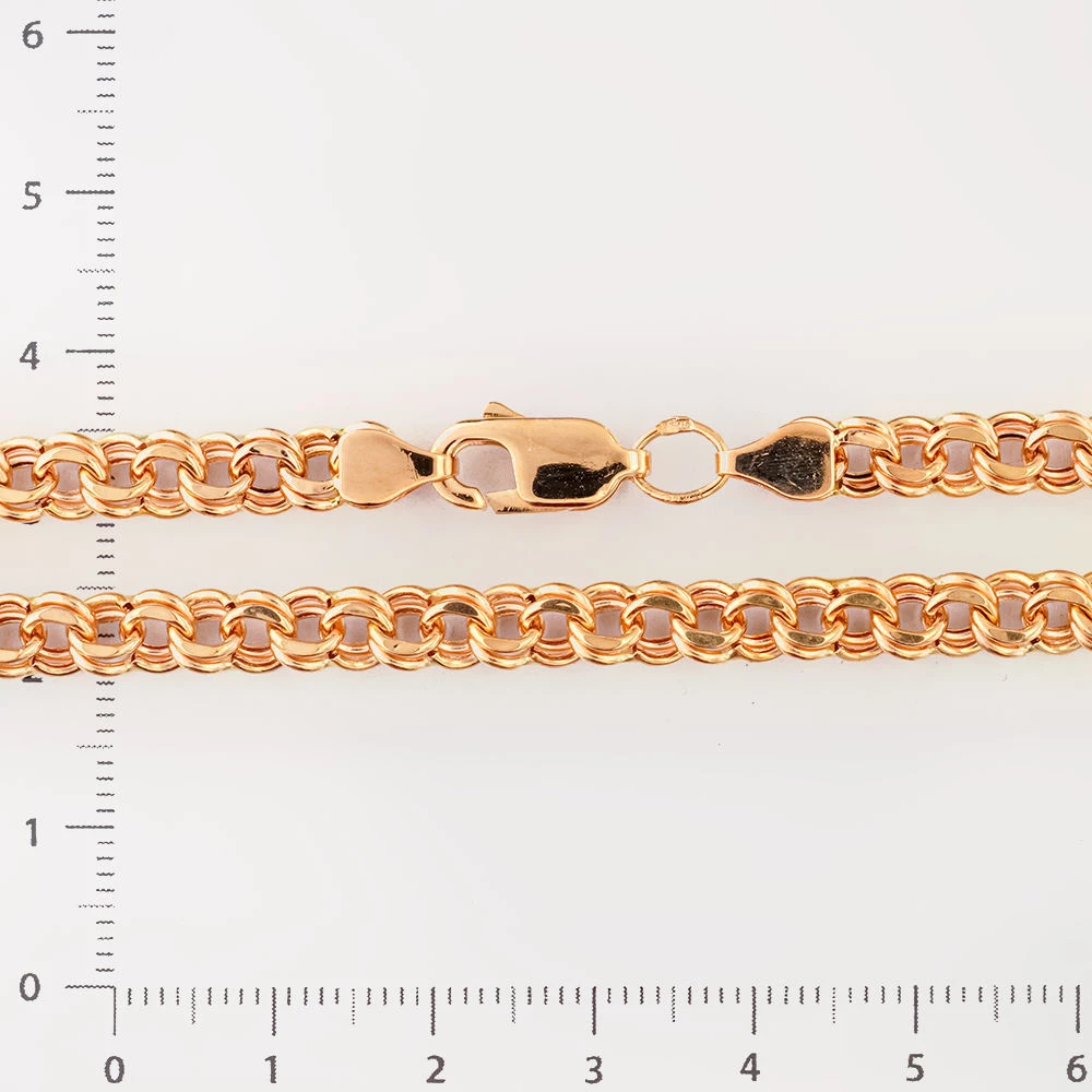 Цепь из красного золота 585 пробы