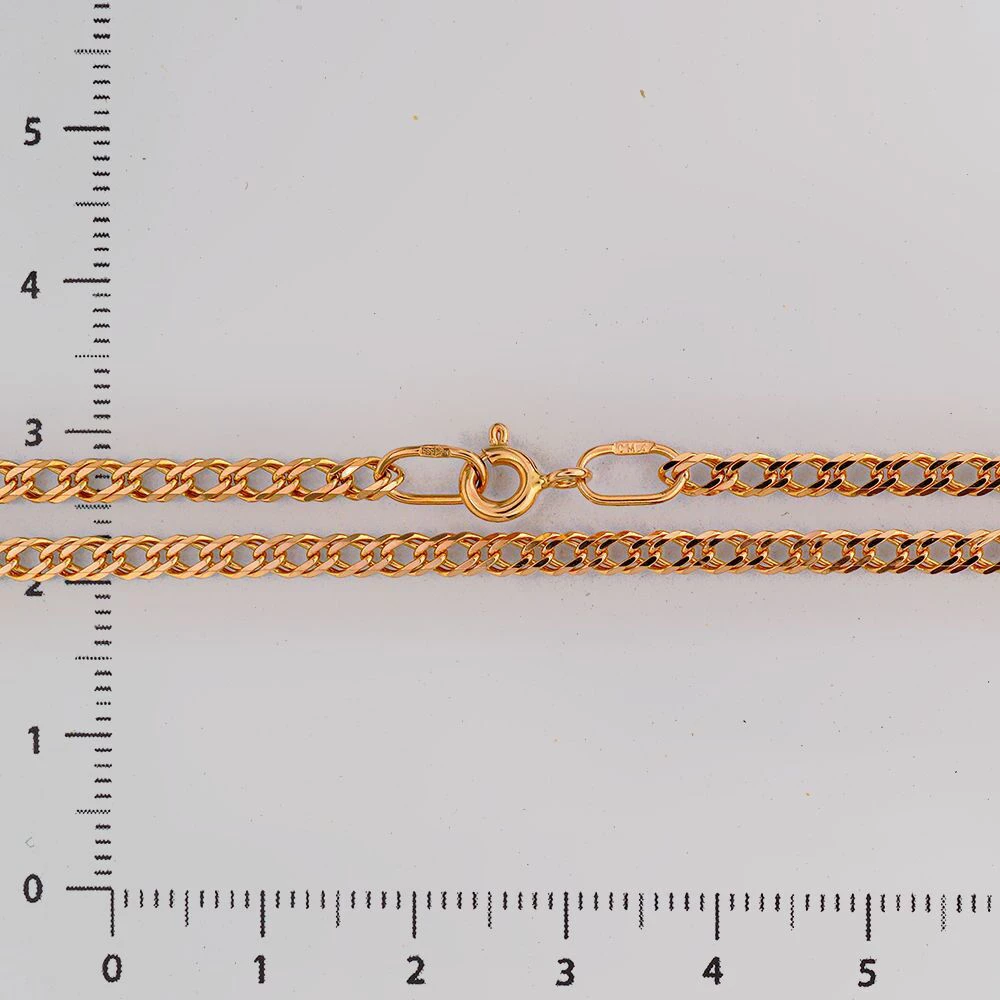 Цепь из красного золота 585 пробы
