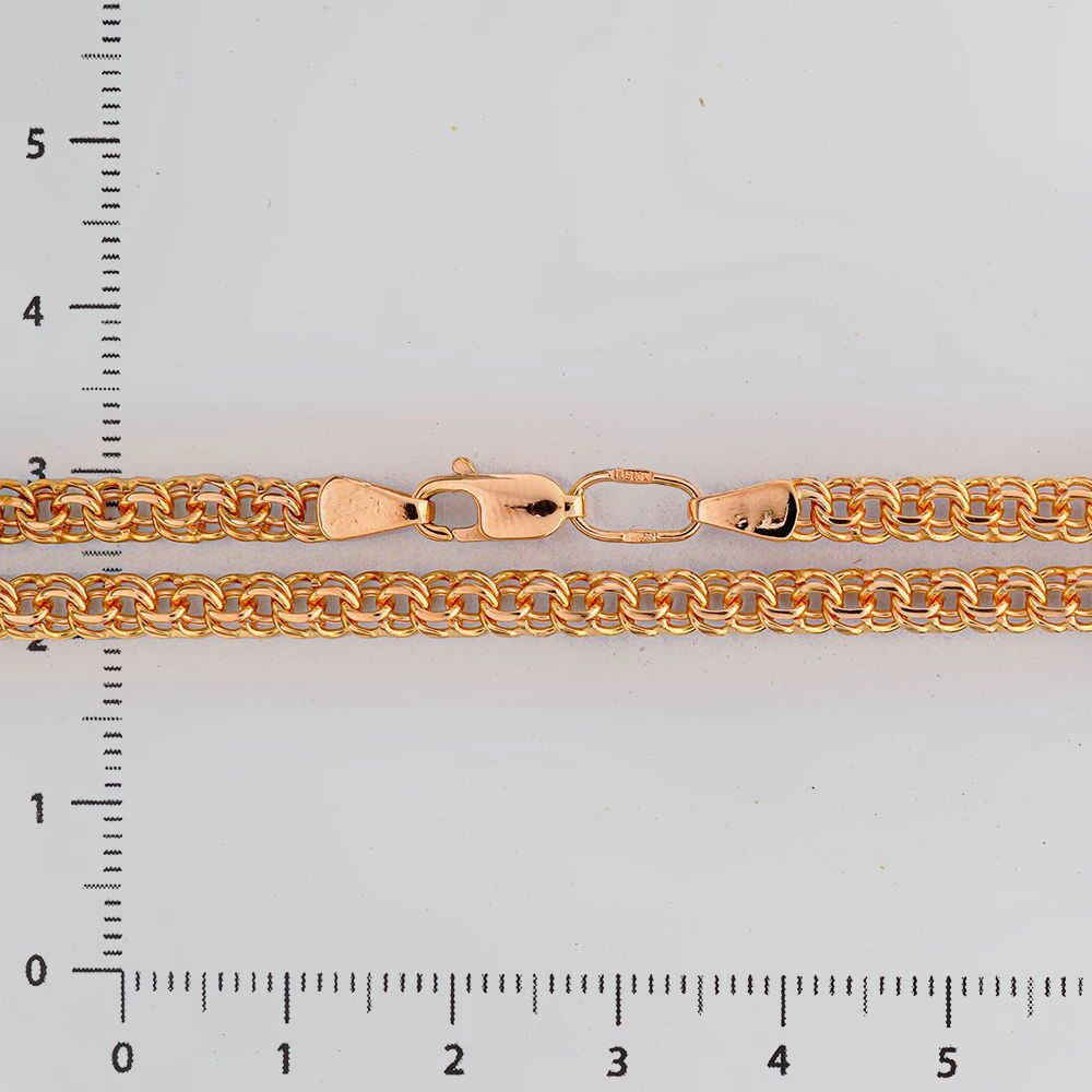 Цепь из красного золота 585 пробы