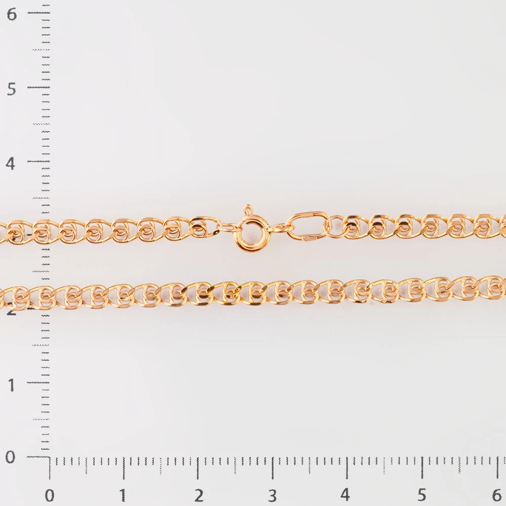 Цепь из красного золота 585 пробы