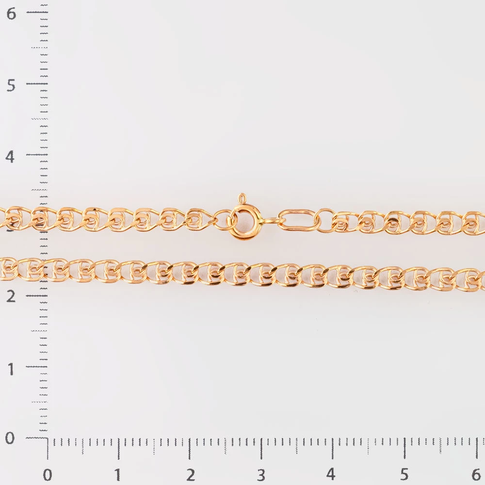 Цепь из красного золота 585 пробы