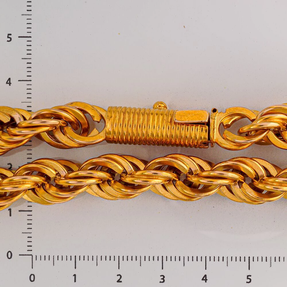 Цепь из желтого золота 585 пробы