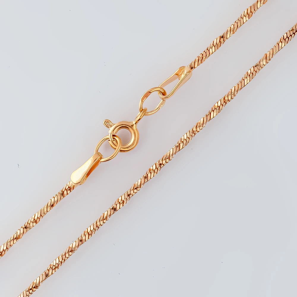 Цепь из красного золота 585 пробы