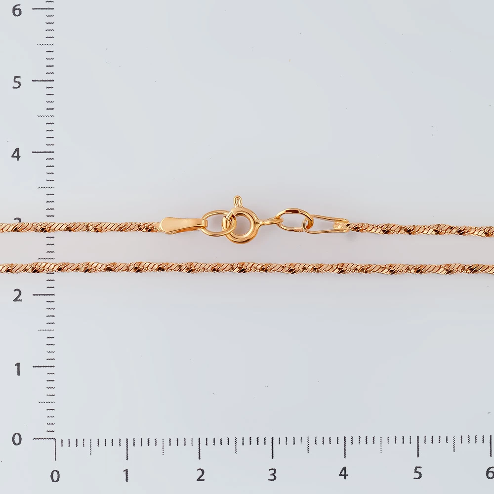 Цепь из красного золота 585 пробы