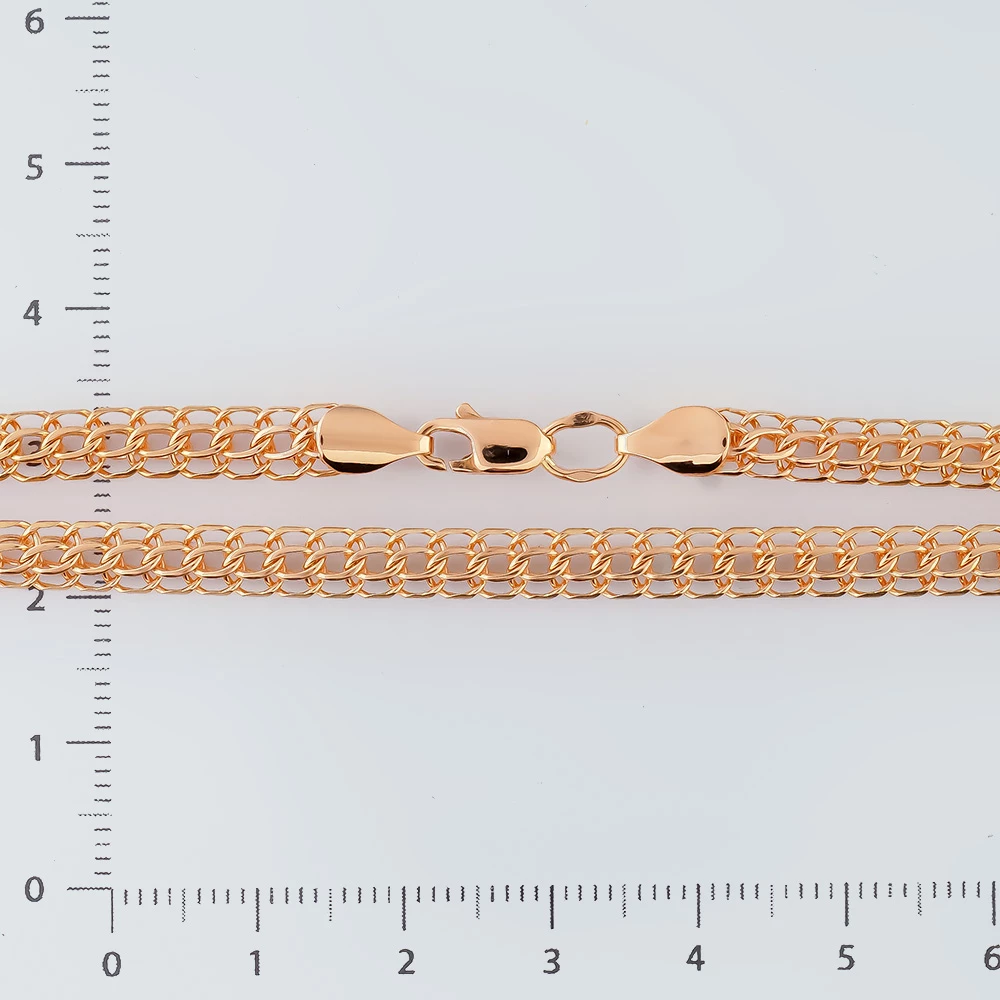 Цепь из красного золота 585 пробы