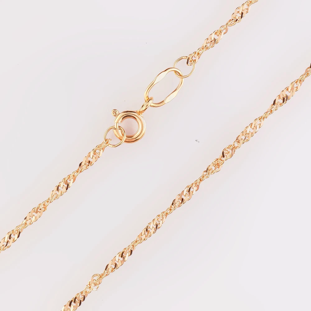 Цепь из красного золота 585 пробы