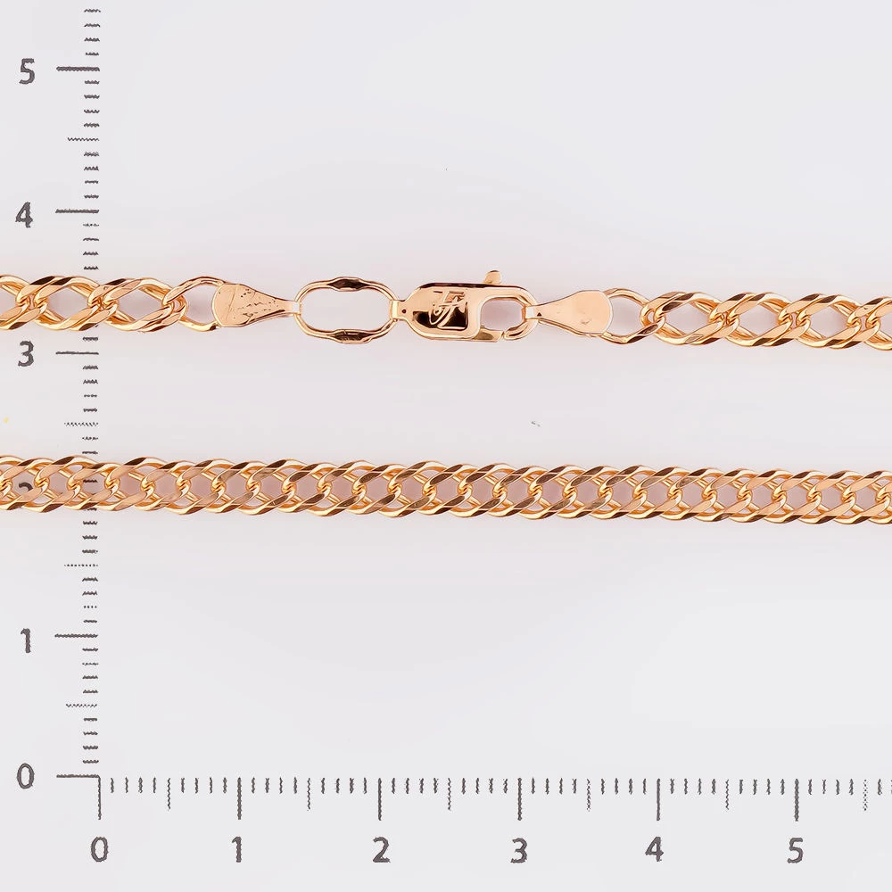 Цепь из красного золота 585 пробы