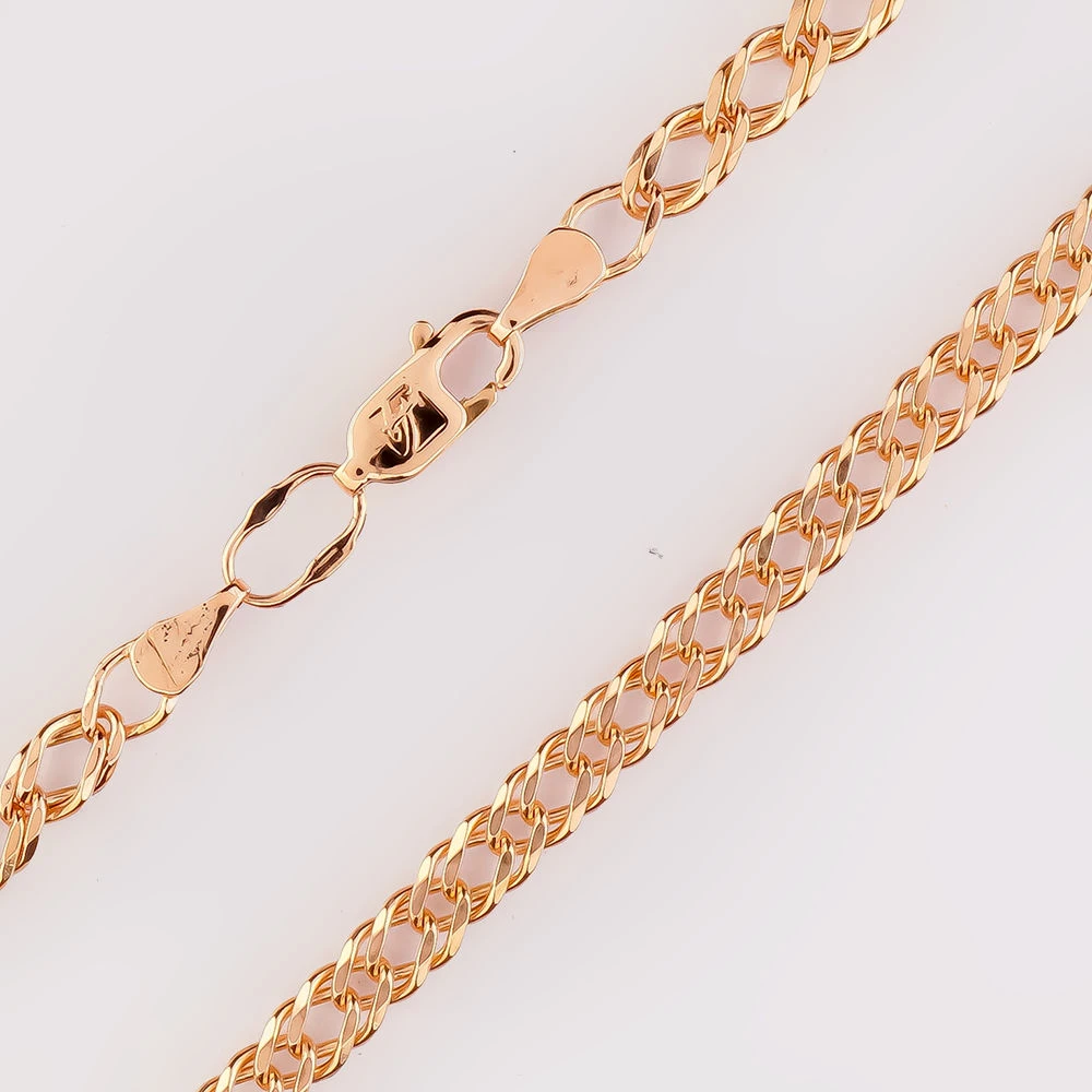 Цепь из красного золота 585 пробы