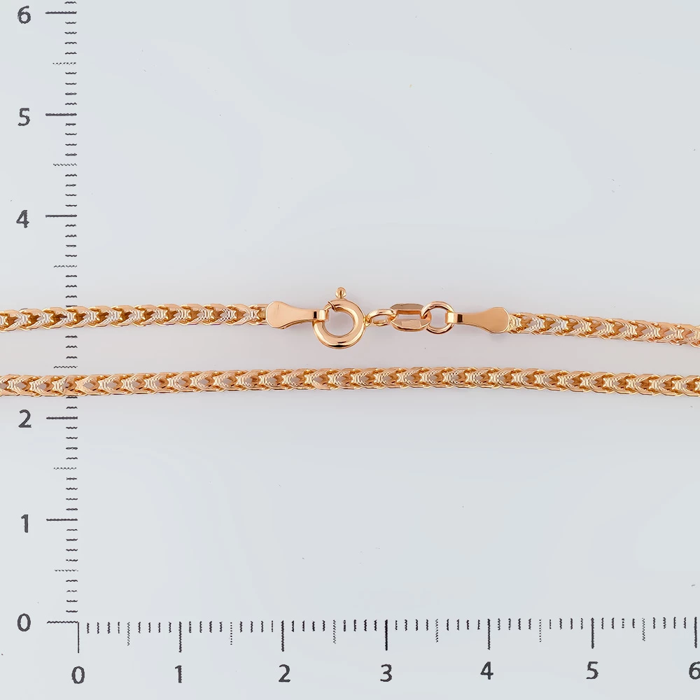 Цепь из красного золота 585 пробы