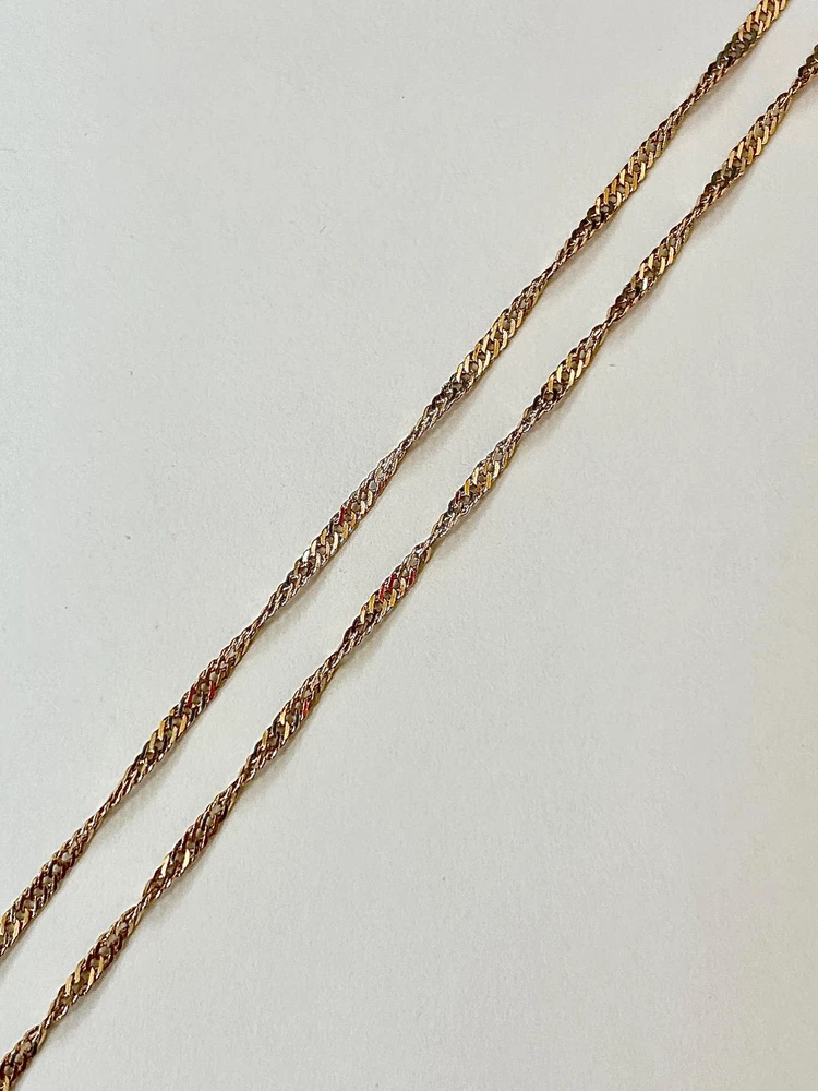 Цепь из красного золота 585 пробы