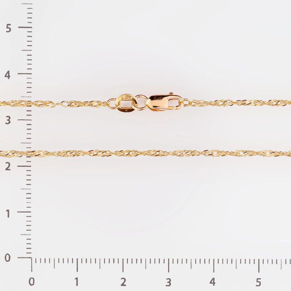 Цепь из красного золота 585 пробы