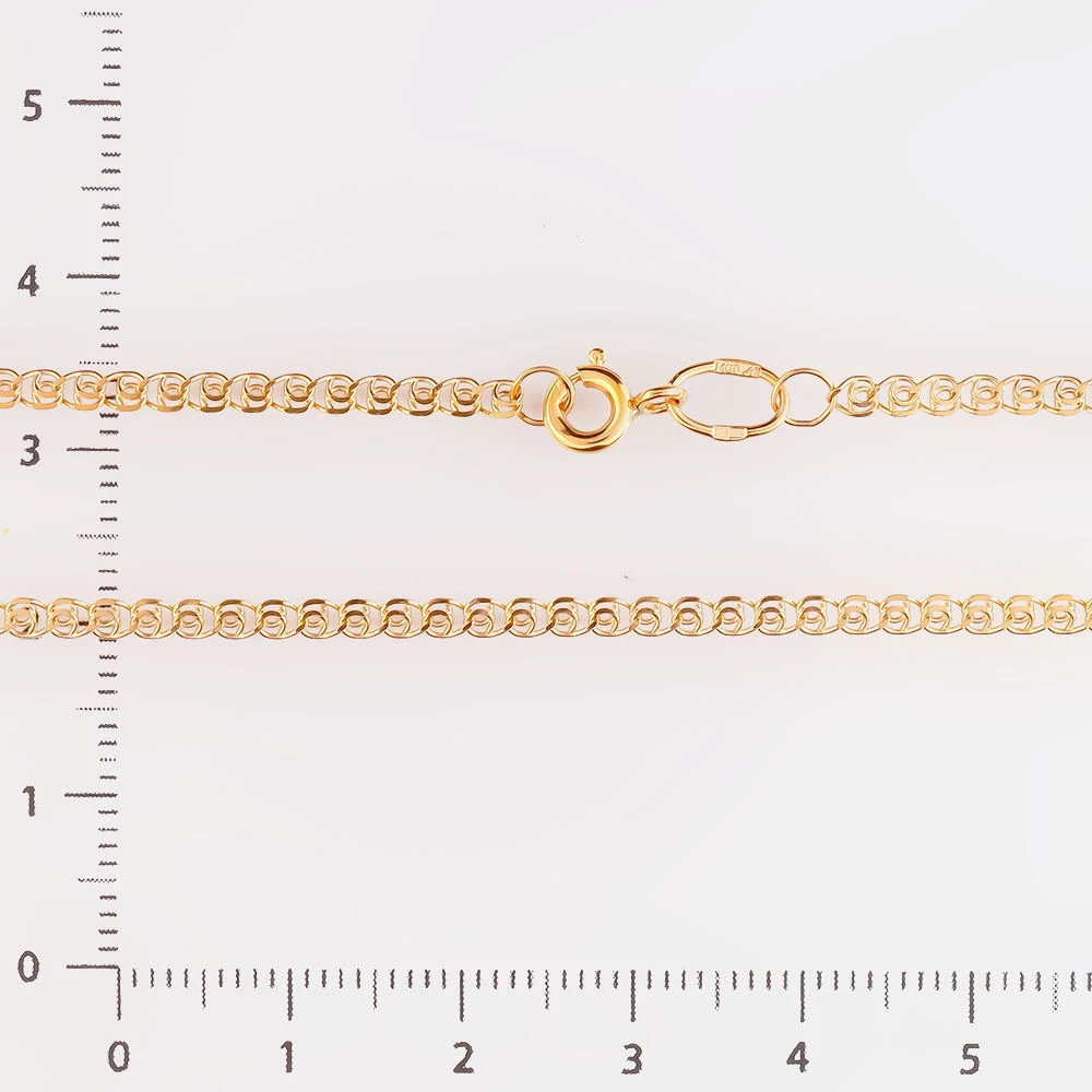 Цепь из красного золота 585 пробы