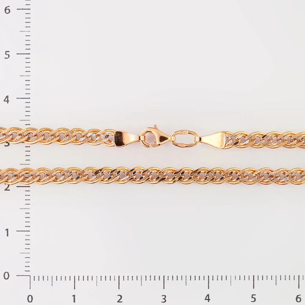 Цепь из красного золота 585 пробы