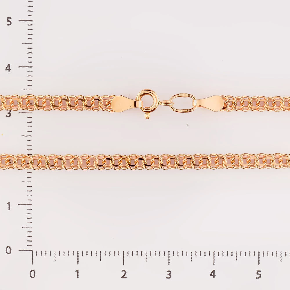 Цепь из красного золота 585 пробы