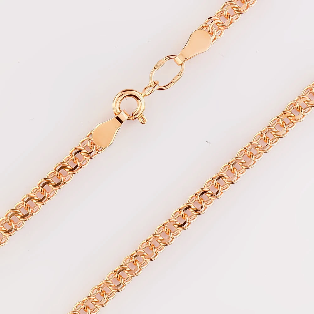 Цепь из красного золота 585 пробы