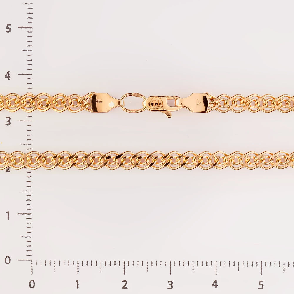 Цепь из красного золота 585 пробы