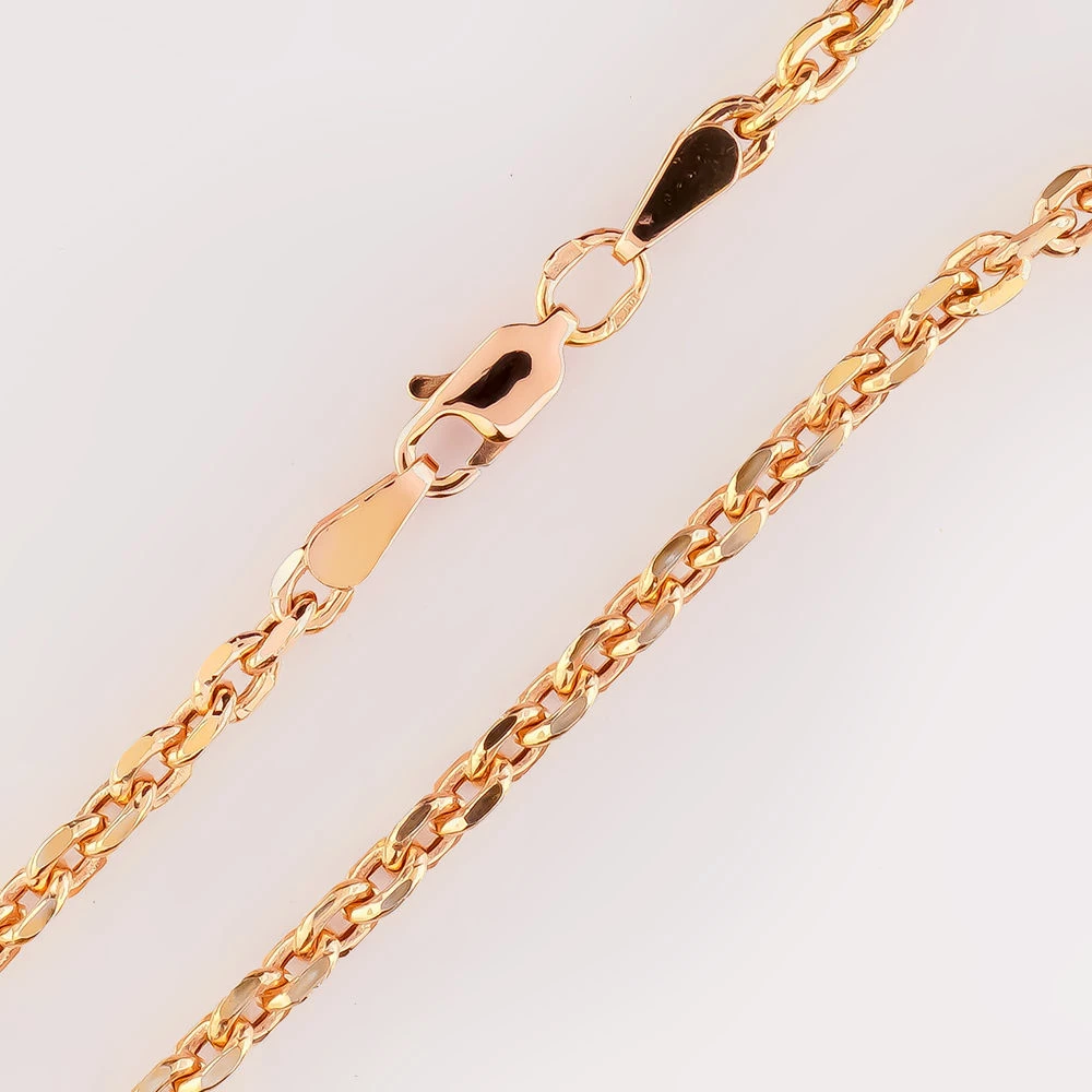 Цепь из красного золота 585 пробы