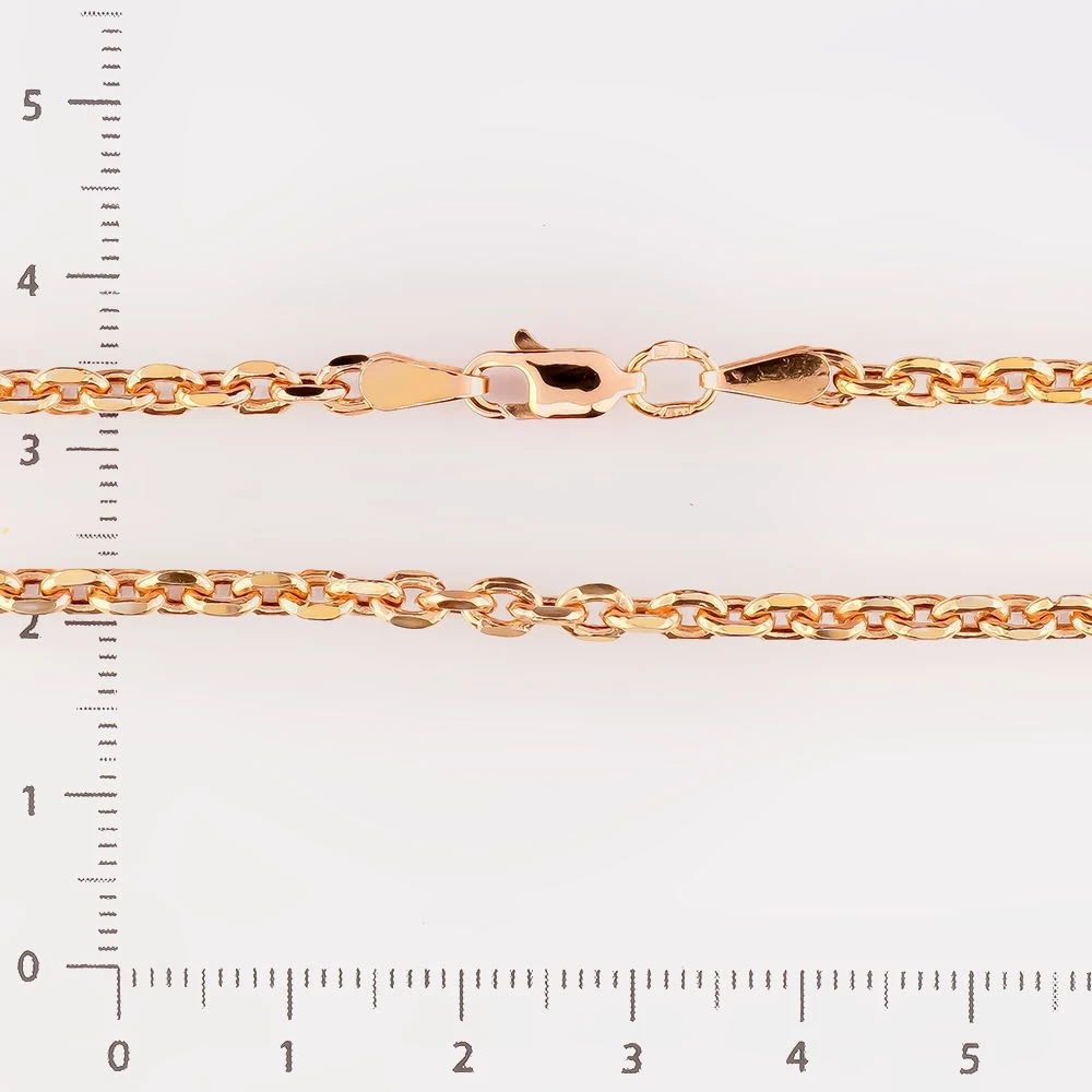 Цепь из красного золота 585 пробы