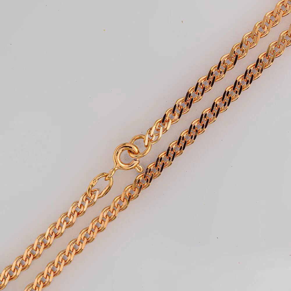 Цепь из красного золота 585 пробы