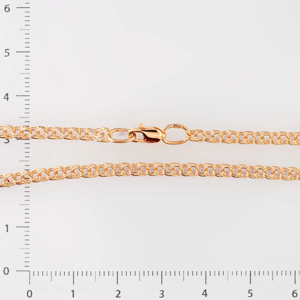 Цепь из красного золота 585 пробы