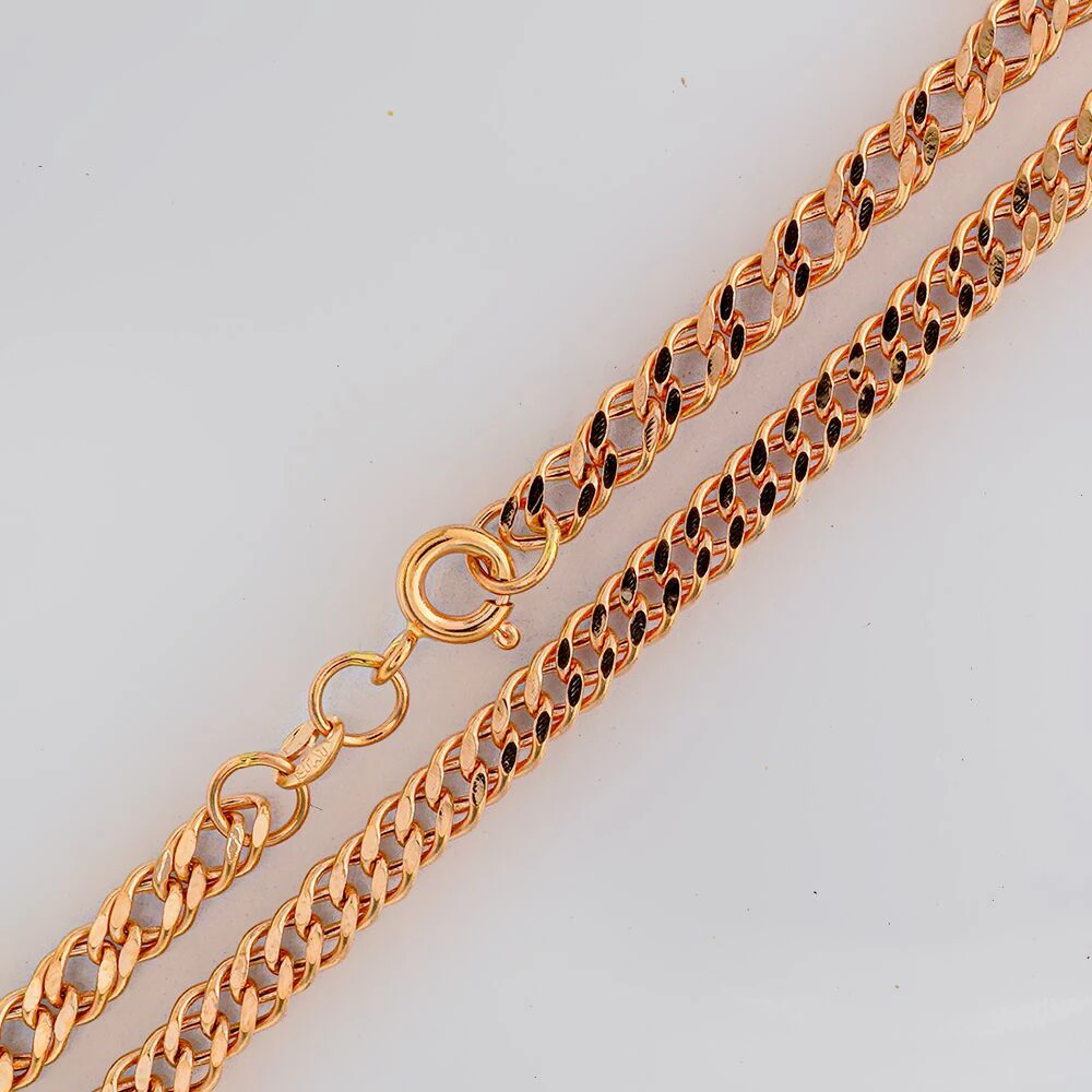 Цепь из красного золота 585 пробы