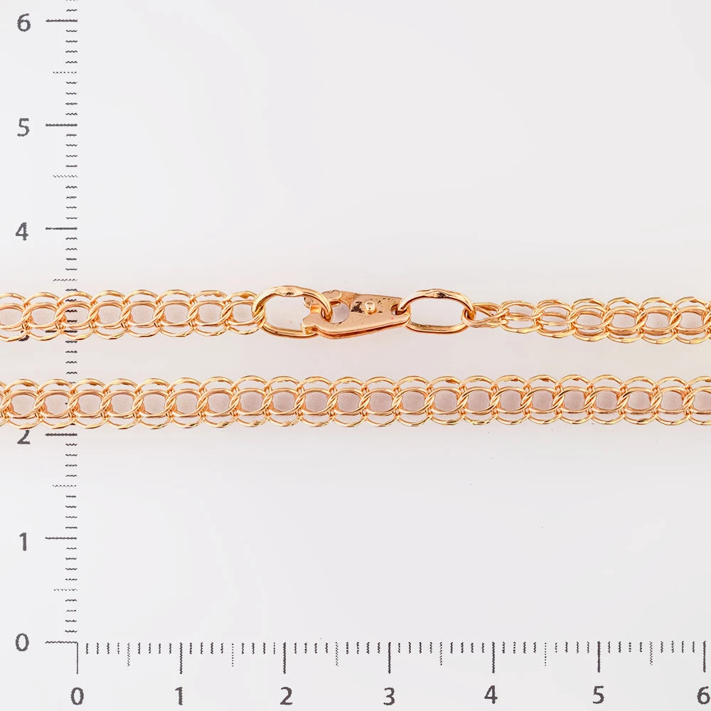 Цепь из красного золота 585 пробы