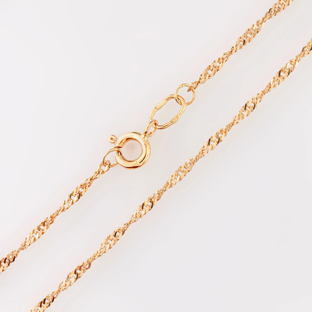 Цепь из красного золота 585 пробы