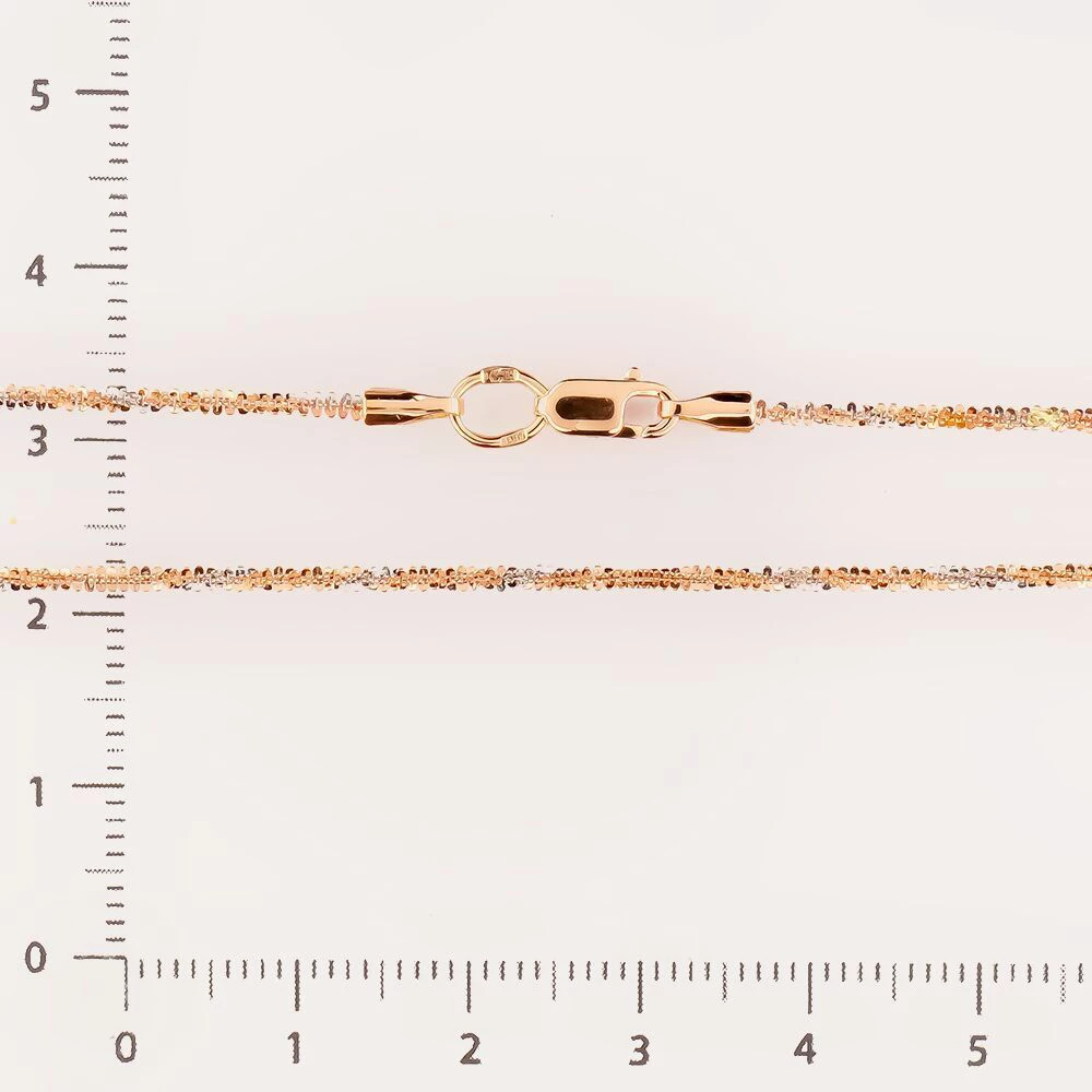 Цепь из красного золота 585 пробы