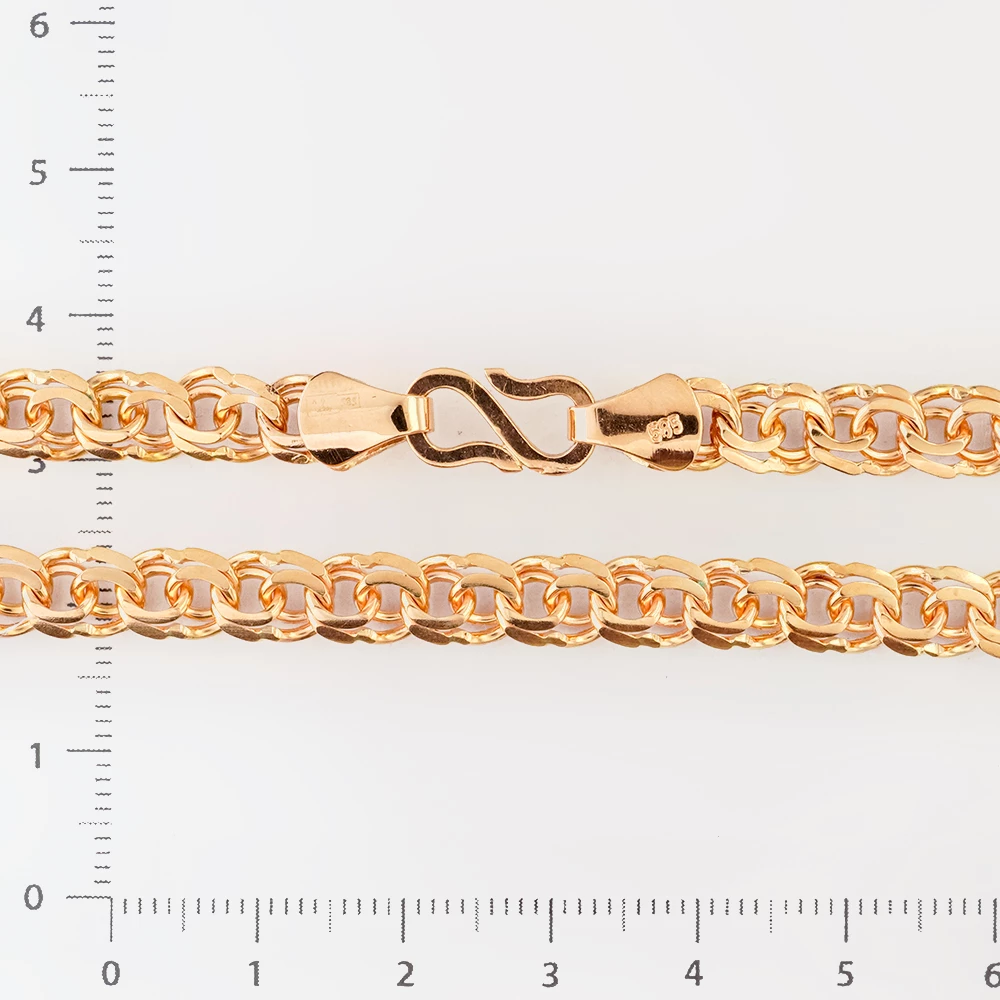 Цепь из красного золота 585 пробы