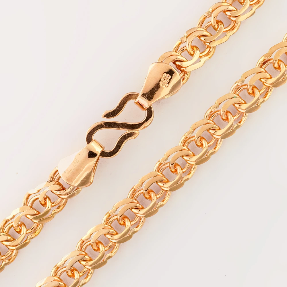 Цепь из красного золота 585 пробы