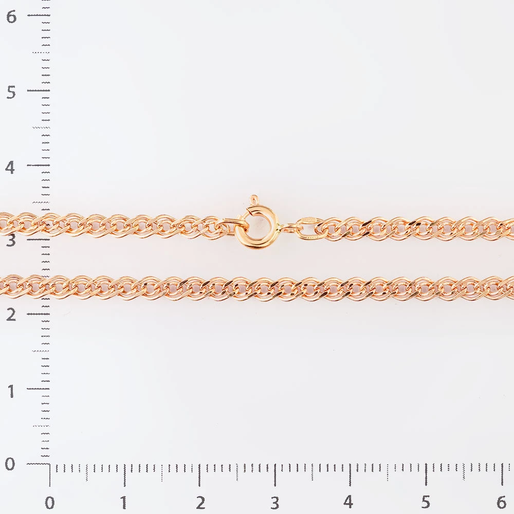 Цепь из красного золота 585 пробы