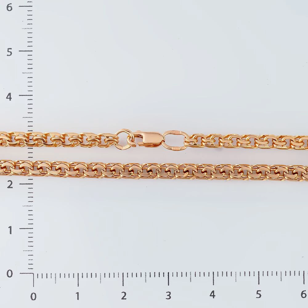 Цепь из красного золота 585 пробы