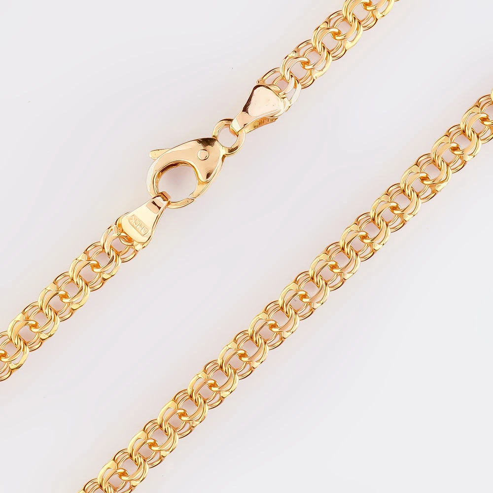 Цепь из красного золота 585 пробы