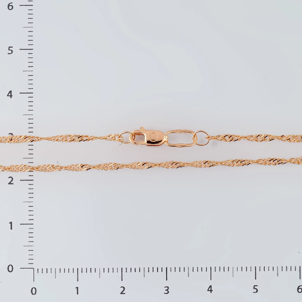 Цепь из красного золота 585 пробы