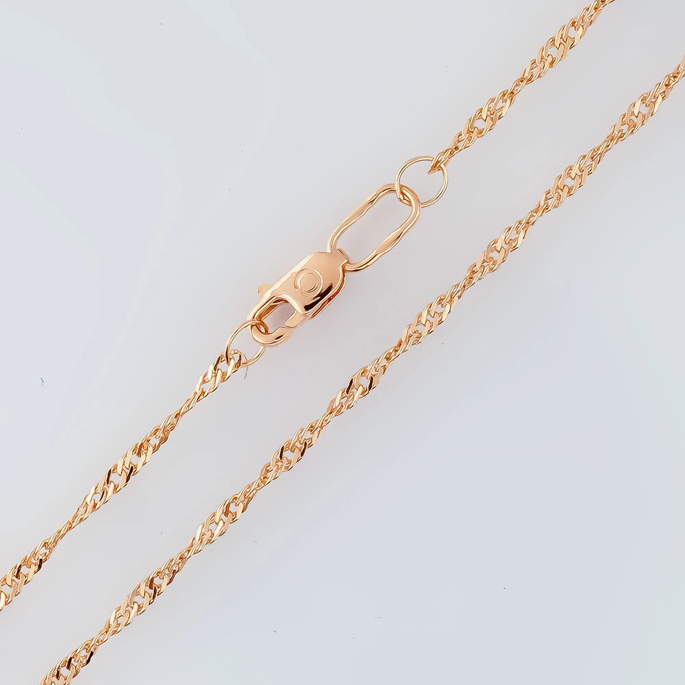 Цепь из красного золота 585 пробы